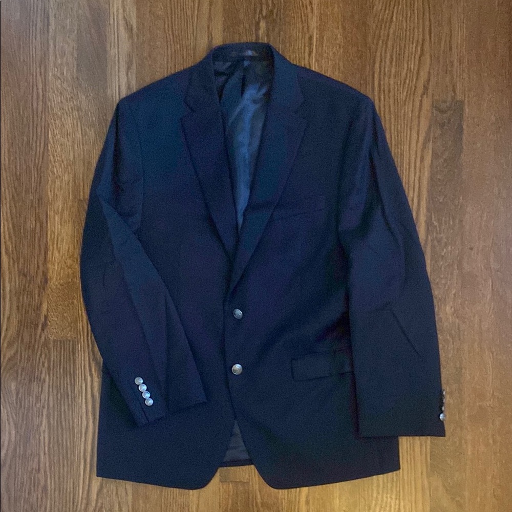 Michael Kors Black Sport Coat Tailored Fit